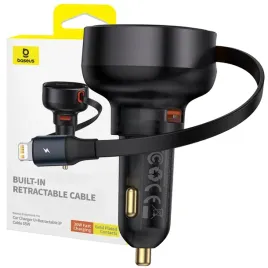 ladowarka-samochodowa-55w-usb-a-zwijany-kabel-lightning-szybkie-ladowanie