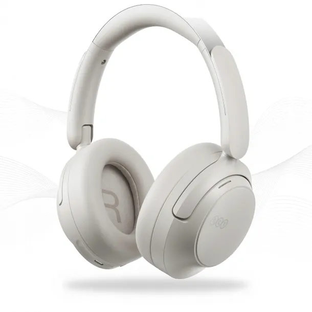 Słuchawki Bezprzewodowe Nauszne QCY H3S ANC LDAC Bluetooth 6.0 Białe