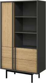 regal-alsy-4-83cm-meble-pokojowe-alsy-antracyt-dab-olejowany