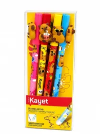kayet-dlugopisy-wymazywalne-zmazywalne-kapibara-4szt