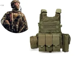 kamizelka-taktyczna-wojskowa-ochronna-policja-zielona-molle