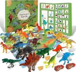 kalendarz-adwentowy-swiateczny-dla-dzieci-24-dinozaury-kolejka-akcesoria