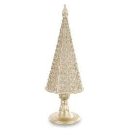figurka-choinka-antique-z-tworzywa-bialo-zlota-31x10x10-cm