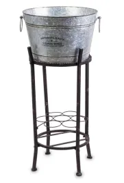 kwietnik-metalowy-stojak-na-butelki-srebrnyczarny-90x45x41