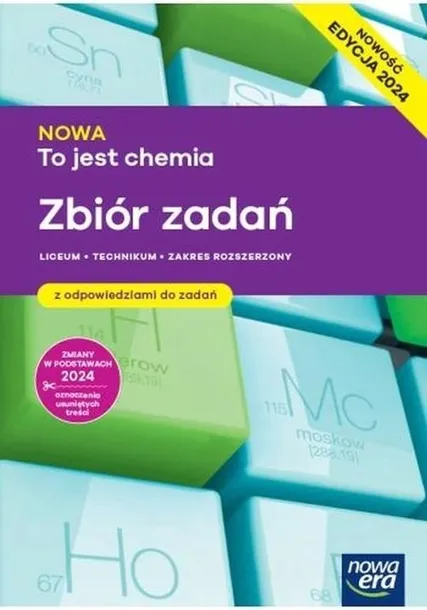 Nowa To jest chemia 1-4 Zbiór zadań Z. rozszerzony Edycja 2024