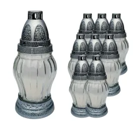 chemix-znicz-szklany-lampion-owalny-srebrny-22cm-24h-palenia-zestaw-9sztuk