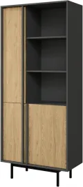 regal-alsy-2-83cm-meble-pokojowe-alsy-antracyt-dab-olejowany