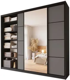 przesuwna-szafa-z-lustrem-grafit-do-sypialni-280-cm-largo-plus