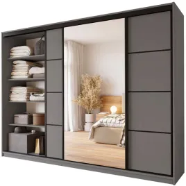 szafa-trzydrzwiowa-grafitowa-z-lustrem-280-cm-do-sypialni-largo