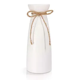 wazon-ceramiczny-233-cm-bialy-matowy-do-kwiatow-trawy-pampasowej