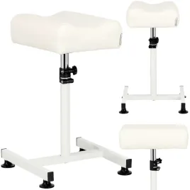 podnozek-do-fotela-pedicure-regulowana-wysokosc-stojak-bialy-podlokietnik