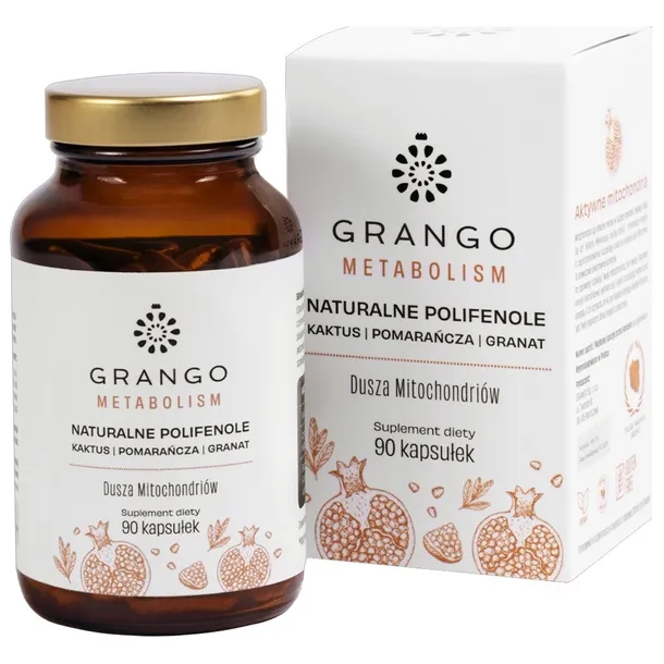 Grango Metabolism Naturalne Polifenole Suplement Diety Trawienie 90 kap.