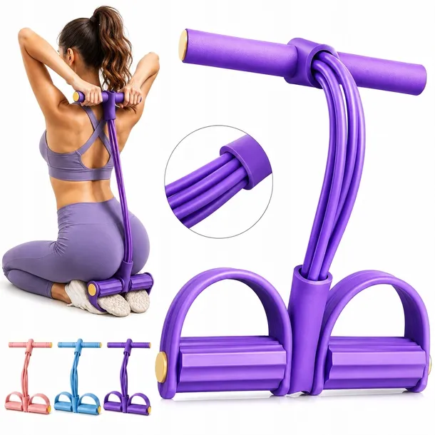 Ekspander guma oporowa fitness do ćwiczeń odchudzanie nogi uda brzuch ręce