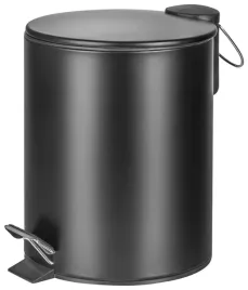 kosz-na-smieci-donau-home-modern-5l-czarny-wolnoopadajacy-ze-stopka