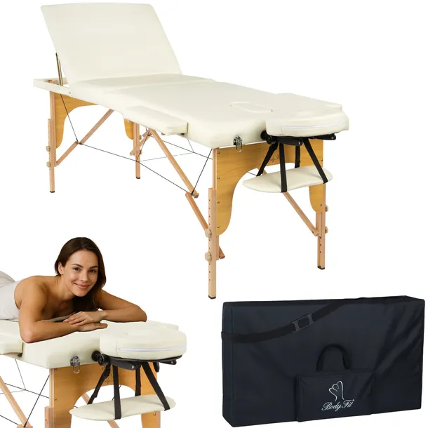 STÓŁ ŁÓŻKO DO MASAŻU 3 SEGMENTOWE XXL + TORBA GRATIS