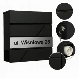 skrzynka-pocztowa-duza-czarna-ral-9005-na-listy-z-adresem-numer-domu-wzory