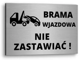 tabliczka-nie-zastawiac-brama-wjazdowa-aluminium-druk-uv-na-brame-wjazd-hq