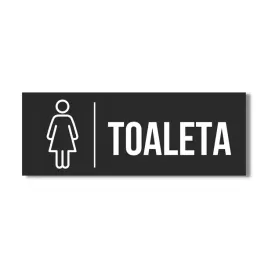 tabliczka-szyld-toaleta-damska-wc-elegancka-30x10cm-modern-piktogram-pro