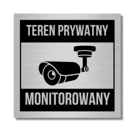 tablica-teren-prywatny-monitorowany-piktogram-druk-uv-kamera-srebrna-dibond