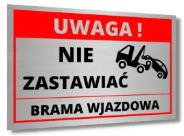 tabliczka-uwaga-brama-wjazdowa-nie-zastawiac-aluminiowa-napis-piktogram-uv