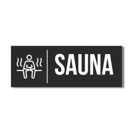 szyld-napis-sauna-duza-tabliczka-30x10cm-aluminium-czarny-mat-piktogram-pro