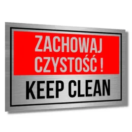 tabliczka-zachowaj-czystosc-aluminuim-uv-keep-clean-nie-zasmiecaj-sprzatnij
