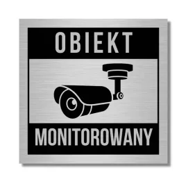 tabliczka-10x10cm-obiekt-monitorowany-monitoring-aluminium-kamera-druk-uv