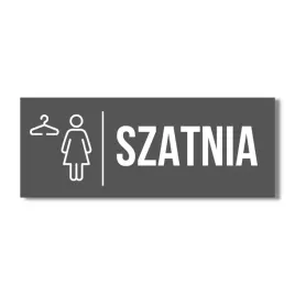 tabliczka-grafitowa-matowa-20x10cm-piktogram-szatnia-damska-na-drzwi-sciane