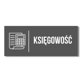 grafitowy-szyld-20x10cm-napis-ksiegowosc-piktogram-aluminium-orginalna-uv