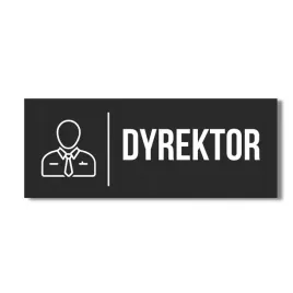 tablica-napisna-drzwi-sciane-piktogram-dyrektor-20x7-5cm-czarna-do-biura