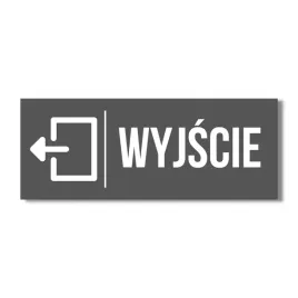 grafitowa-tabliczka-z-napisem-i-piktogram-wyjscie-na-drzwi-sciane-20x10cm