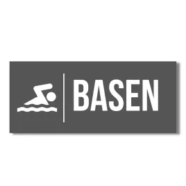 tabliczka-z-napisem-i-piktogram-basen-20x10cm-grafit-matowa-plywanie-lekka
