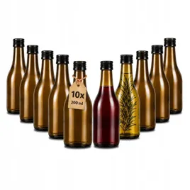butelka-na-wino-burgundy-200ml-szklana-na-nalewki-sok-oliwe-prezent-10sztuk