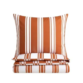 posciel-aris-bawelniana-w-karmelowe-pasy-220x200-2-70x80-cm-homla