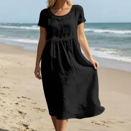 sukienka-lniana-damska-dluga-letnia-boho-koszulowa-midi-plazowa-len