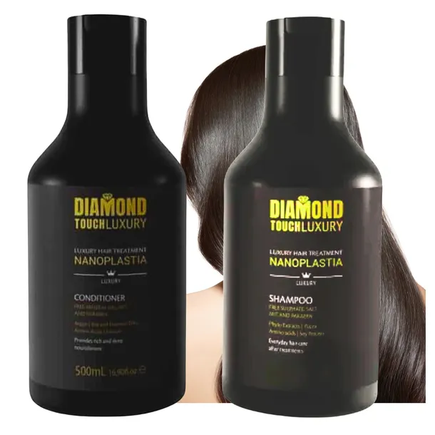 Zestaw po Nanoplastii Diamond Touch Luxury Szampon + Odżywka 2x 300 ml
