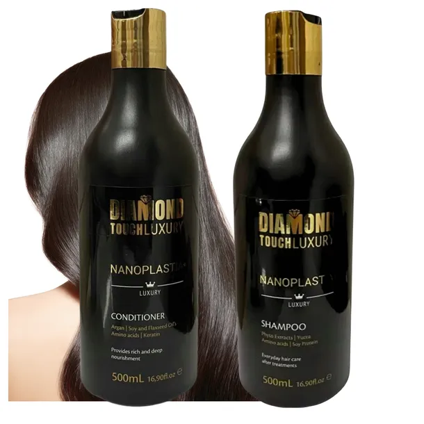 Zestaw Po Nanoplastii Diamond Touch Luxury Szampon 500ml Odżywka 500ml