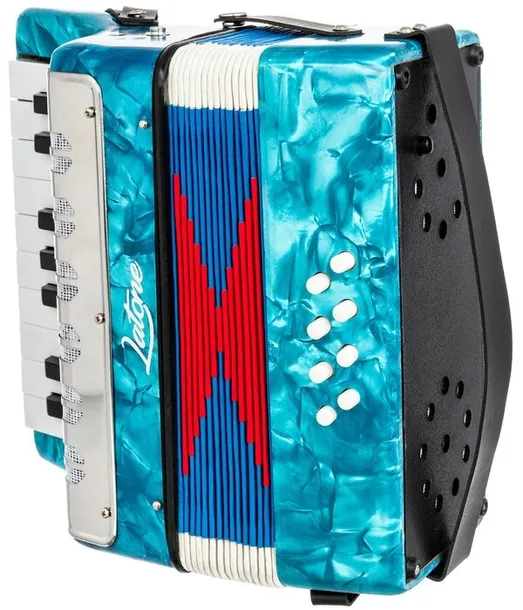 Akordeon klawiszowy Latone AccordiStar niebieski