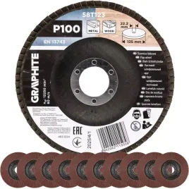 10x-tarcza-do-szlifowania-rdzy-metalu-drewna-listkowa-lamelka-p100-125mm