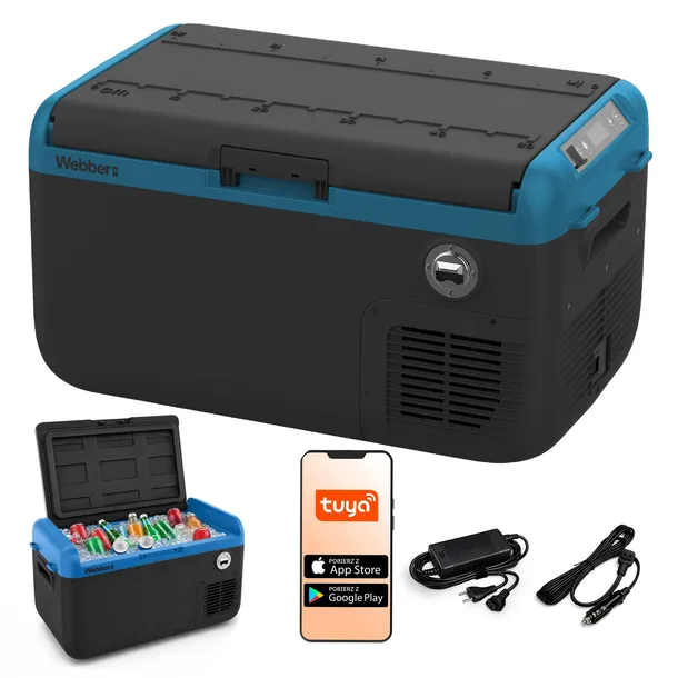 LODÓWKA TURYSTYCZNA KOMPRESOROWA ZAMRAŻARKA SAMOCHODOWA 30L -20°C 12/24V