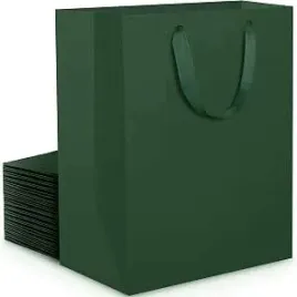 torebki-papierowe-z-uchwytem-na-prezenty-20x10x28cm-ciemnozielony-20szt