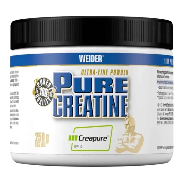 Weider Pure Creatine Creapure 250 g kreapiur CZYSTA KREATYNA NAJLEPSZA