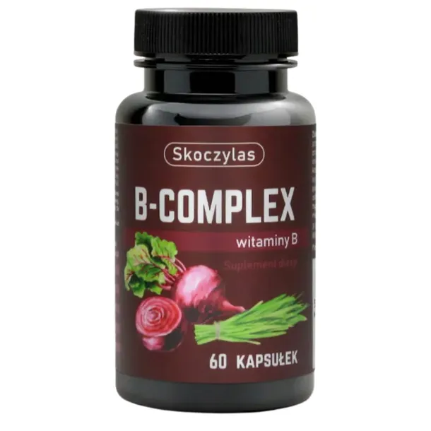 SKOCZYLAS B-Complex 60 kaps kompleks witamin B układ NERWOWY REGENERACJA