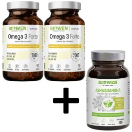 2x-omega-3-biowen-forte-1000mg-epa-500mg-gratis-ashwagandha-120-kaps-400-mg