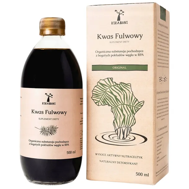Kikaboni Kwas Fulwowy 500 ml Aktywny Tlen Kwas Mlekowy TESTOSTERON BOOSTER