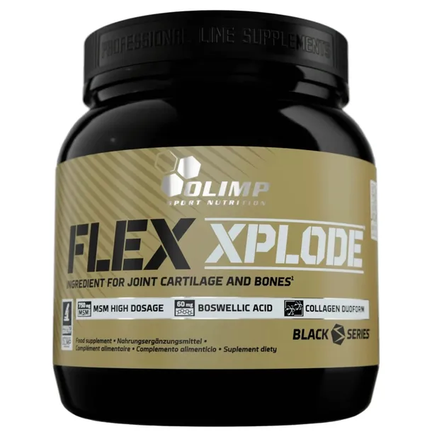 Olimp FLEX Xplode 504 g Orange HYDROLIZOWANY Kolagen Collagen MSM Boswellia