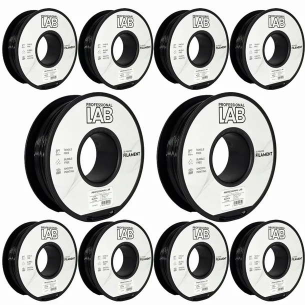 Filament PETG Black Professional Lab 1,75mm 1000g Drukarka 3D