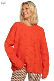 billabong-miekki-pomaranczowy-sweter-o-warkoczowej-strukturze-m-5ia