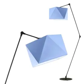 lampa-stojaca-podlogowa-lukowa-niebieska-regulowana-led-e27-abazur-modna