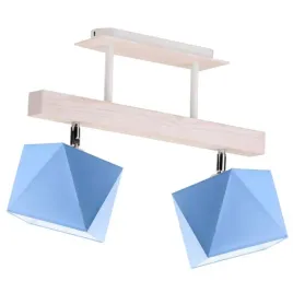 lampa-sufitowa-plafon-niebieska-drewniana-regulowana-led-e27-zyrandol